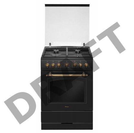 Плита Комбинированная Hansa FCMA68109 черный