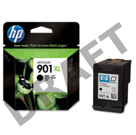 Картридж струйный HP №901XL CC654AE черный для HP J4580/4660 (700стр.)