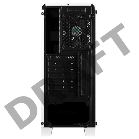 Корпус Aerocool Cylon White без БП, боковое окно, с Card Reader, ATX, белый