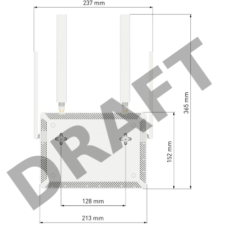 Маршрутизатор Wi-Fi KEENETIC HERO 4G+ (KN-2311) AX1800 MESH WI-FI 6