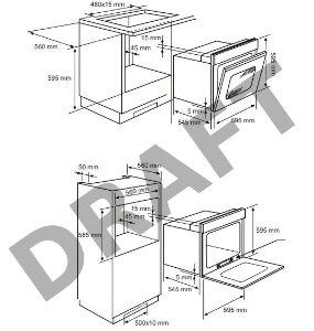 Встраиваемая электрическая духовка CANDY FCP502X/E1, 65л, нержавеющая сталь