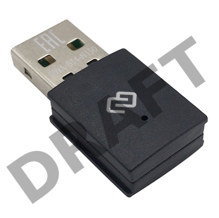 Сетевой адаптер WiFi + Bluetooth Digma DWA-BT4-N150 N150 USB 2.0 (ант.внутр.) 1ант. (упак.:1шт)
