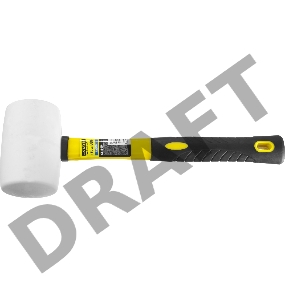 Белая резиновая киянка STAYER 20533-680 680г с фиберглассовой рукояткой