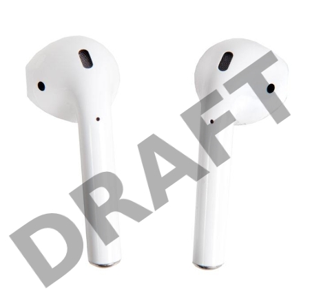 Наушники HOCO EW02 Plus беспроводные оригинальной серии с док станцией TWS, BT 5.1 белый