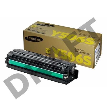 Тонер-картридж Samsung CLT-Y506S/SEE желтый для Samsung CLP-680/CLX-6260 (1500стр.)
