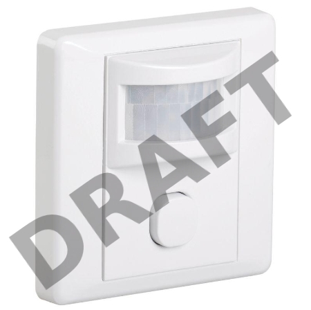 Детектор движения ДД 029 600Вт угол обз. 140град. дальн. 9м IP20 бел. ИЭК LDD12-029-600-001