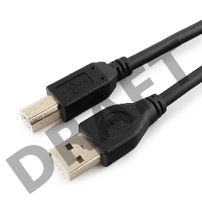 Кабель Gembird/Cablexpert  CCF2-USB2-AMBM-15 USB 2.0 Pro Кабель  , AM/BM, 4.5м, экран,2феррит.кольца, черный, пакет