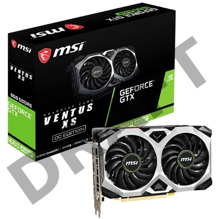Видеокарта MSI GTX 1660 SUPER VENTUS XS OC RTL