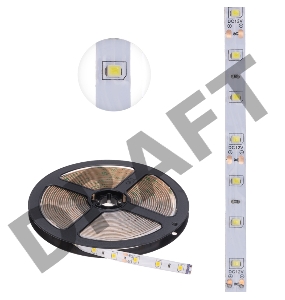 LED-лента 5 м 12 В 2835 2700 К IP65 60 LED/м для БП с клеммами LAMPER