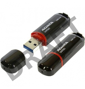 Флеш Диск 128GB ADATA UV150, USB 3.0, Черный