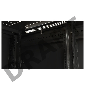 Шкаф телекоммуникационный напольный Hyperline TTB, IP20, 22U, 1166х600х800 мм (ВхШхГ), дверь: стекло, боковая панель: сплошная, разборный, цвет: чёрны