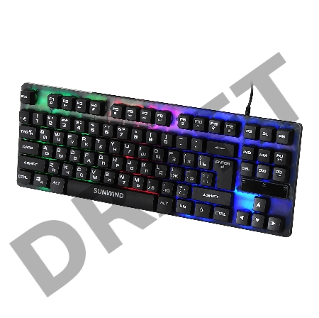 Клавиатура SUNWIND SW-K500G,  USB, черный [1422364]