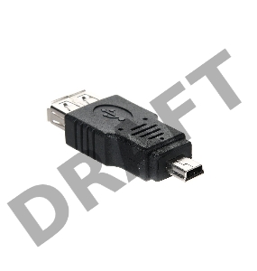 Переходник AF/miniBm USB 2.0 VCOM переходник USB(мама) на miniUSB, CA411