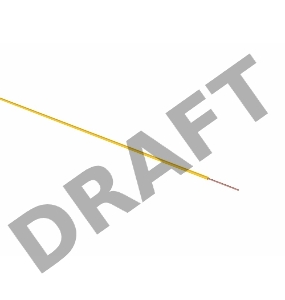 Провод ПГВА REXANT 1х2.50 мм², желтый, бухта 100 м