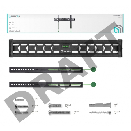 Кронштейн ONKRON FM6 для телевизора 43