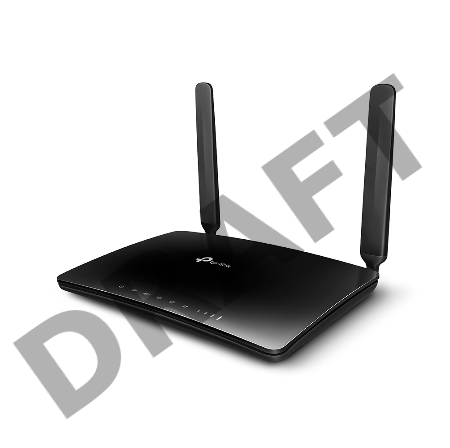 Роутер беспроводной TP-Link Archer MR400 AC1200 10/100BASE-TX/4G черный
