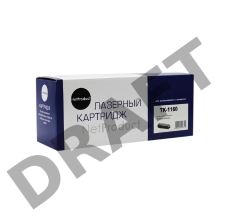 Тонер-картридж NetProduct (N-TK-1160) для Kyocera-Mita P2040dn/P2040dw, 7,2K, с чипом Тонер-картридж NetProduct (N-TK-1160) для Kyocera-Mita P2040dn/P2040dw, 7,2K, с чипом