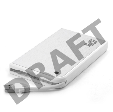 Внешний корпус для HDD AgeStar 3UB2A14 (White) usb3.0 to 2,5