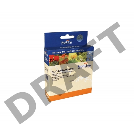 Картридж PL-C4909A №940XL для принтеров HP Officejet Pro 8000/8500 Yellow пигмент ProfiLine