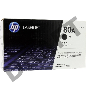 Тонер-картридж HP 80A (CF280A) черный для LaserJet Pro 400 M401/M425 2700 стр.