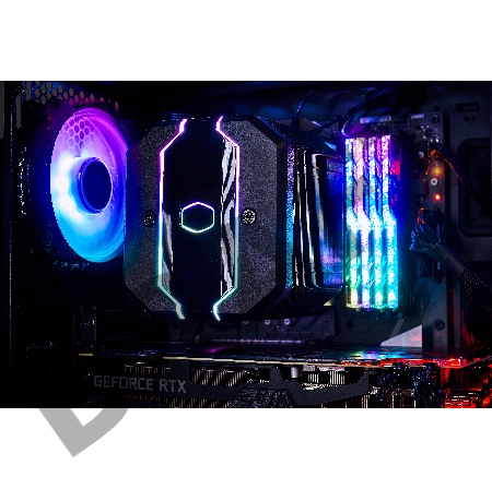 Кулер для процессора Cooler Master CPU Cooler MasterAir MA620M, 650-2000 RPM, 200W, ARGB LED fan, ARGB LED controller, Full Socket Support