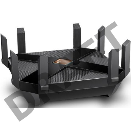 Беспроводный двухдиапазонный маршрутизатор TP-Link Archer AX6000, 5952Мбит/с (5 ГГц до 4804 Мбит/с + 2,4 ГГц: до 1148Мбит/с),  1x WAN 2,5 Гбит/с,  8x LAN 1000 Мбит/с, 1x  USB-A 3.0 + 1x  USB-C 3.0, 8 внешних антенн