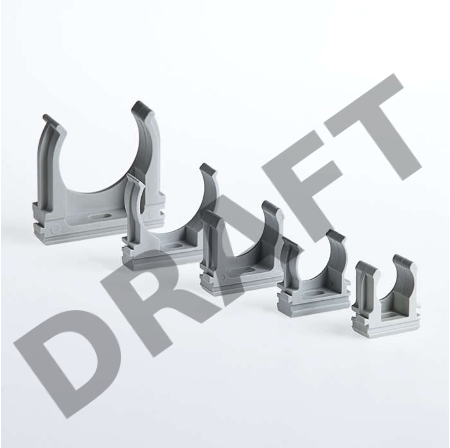 Клипса для трубы d25мм Рувинил К01125