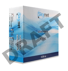 Кабель SkyNet Light UTP indoor 2x2x0,46, медный, FLUKE TEST, кат.5e, однож., 100 м, box, серый