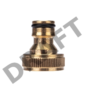 Адаптер латунный, 3/4, внутренняя резьба Четыре Сезона
