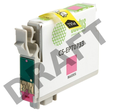 Картридж струйный Cactus CS-EPT0733 пурпурный для Epson Stylus С79/ C110/ СХ3900/ CX4900 (11,4ml)