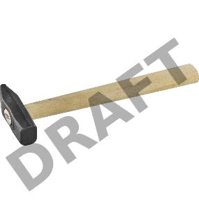 Молоток СИБИН 500 г слесарный с деревянной рукояткой