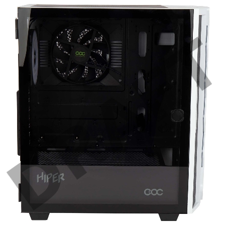 Корпус Hiper DCW белый без БП ATX 1x120mm 1x140mm 1xUSB2.0 1xUSB3.0 audio bott PSU