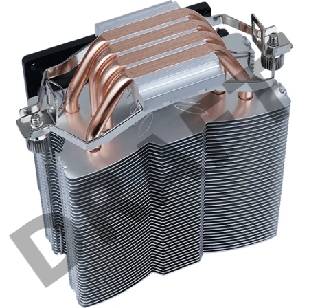 Кулер Aerocool Verkho 4 Lite , до 125W, 4х теплотрубки, PWM, 1000-2000 RPM, 2066/2011/1150/1154/1155/1156/1366/775 , AM4/AM3+/AM3/AM2+/AM2/FM2/FM1