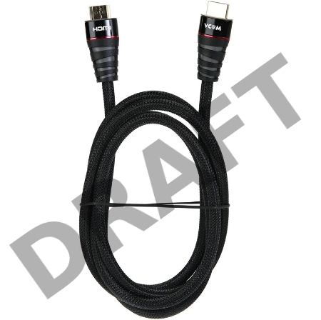 Кабель HDMI 19M/M ver. 2.0 черные коннекторы, 1.8m VCOM <CG526S-B-1.8M> Blister Кабель HDMI 19M/M ver. 2.0 черные коннекторы, 1.8m VCOM <CG526S-B-1.8M> Blister