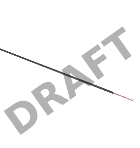 Провод ПГВА REXANT 1х1.50 мм², черный, бухта 100 м