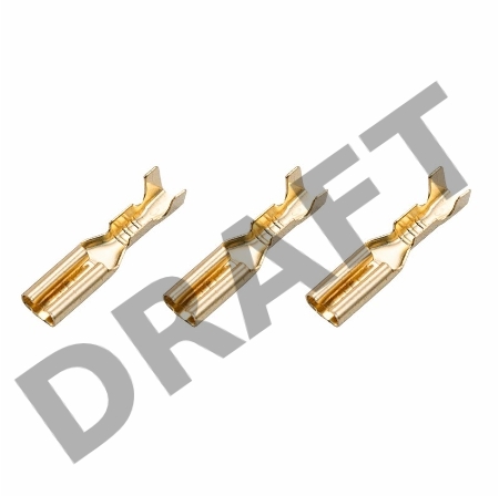 Клемма плоская REXANT, гнездо - 3.6 мм, 1 - 1.5 мм² , (РП-м 1.5-(2.8) / DJ622-D2.8*0.5B), в упак. 10 шт.