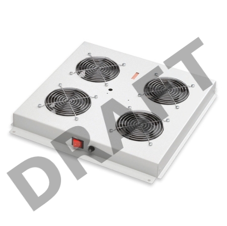 Модуль вентиляторный Lande (LN-FAN-ONF-2FFS-LG) 2 вент. серый (упак.:1шт)