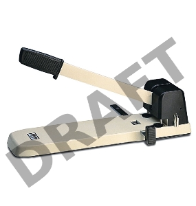 Дырокол Kw-Trio 933 макс.:190лист. металл/пластик с линейкой черный/белый