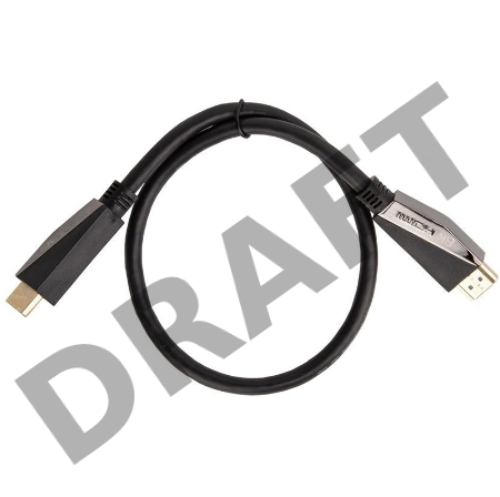 Кабель HDMI 19M/M,ver. 2.1, 8K@60 Hz 0.5m VCOM <CG860-0.5M>