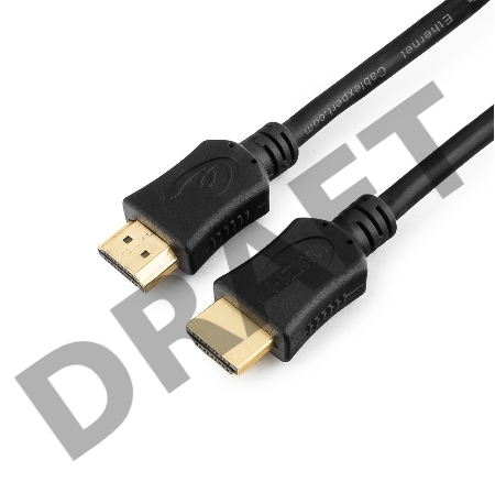 Кабель HDMI Gembird/Cablexpert, 3.0м, v1.4, 19M/19M, серия Lihgt, черный, позол.разъемы, экран (CC-HDMI4L-10)