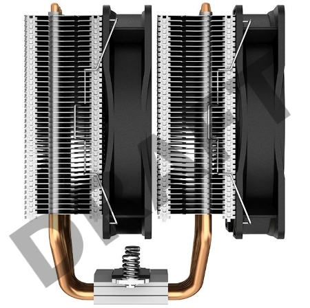 Устройство охлаждения(кулер) Deepcool Neptwin V3 Soc-AM4/1151/1200/1700 4-pin 15-27dB Al+Cu 220W 1000gr LED Ret