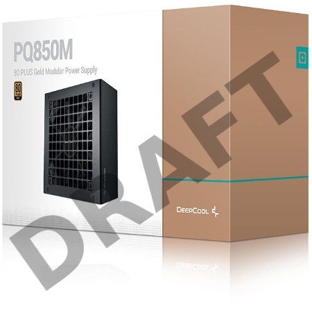 Блок питания Deepcool ATX 850W PQ850M 80+ gold 24+2x(4+4) pin APFC 120mm fan 10xSATA RTL