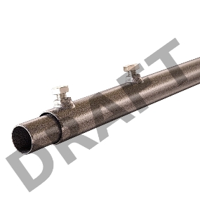 Мачта для антенн телескопическая, 300см, 2 колена REXANT