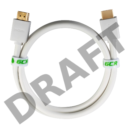 Кабель Greenconnect Кабель 1.5m v2.0 HDMI M/M белый, OD7.3mm, 28/28 AWG, позолоченные контакты, Ethernet 18.0 Гбит/с, 3D, 4K, тройной экран (GCR-HM761-1.5m)