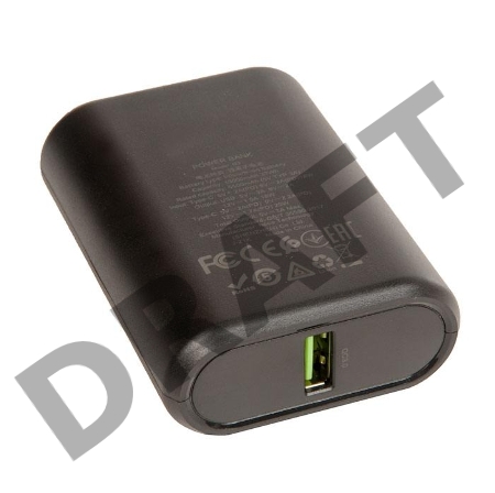 Внешний аккумулятор HOCO Q3 Mayflower быстрая зарядка QC3.0, PD20, USB-A 18W (10000mAh), черный