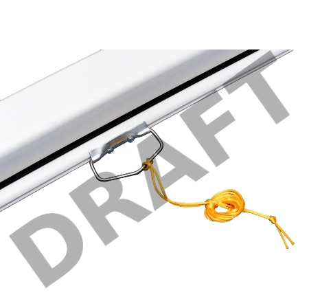 Экран 127x127см Wallscreen 1:1 настенно-потолочный рулонный белый  71'