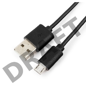 Кабель USB 2.0 Pro Cablexpert CC-mUSB2-AMBM-1M, AM/microBM 5P, 1м, экран, черный, пакет