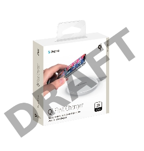 Зарядное устройство Deppa Беспроводное (Qi Fast Charger, 10W, стандарт Qi, белый)