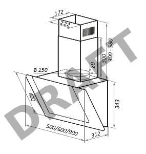 Вытяжка MAUNFELD WIND PUSH 60 БЕЛЫЙ
