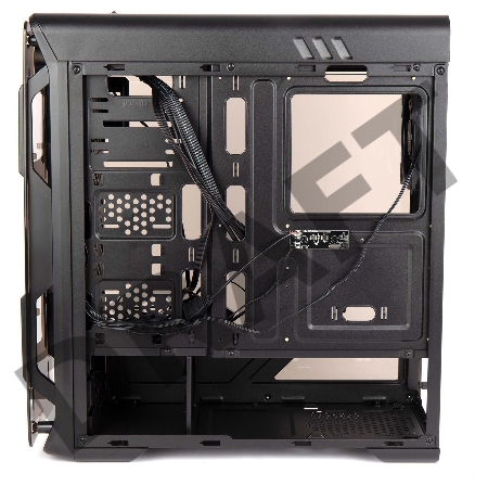 Корпус Hiper OB черный без БП ATX 4x120mm 1x140mm 2xUSB2.0 1xUSB3.0 audio bott PSU